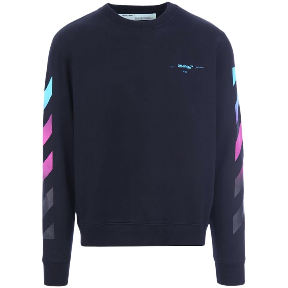 OFF WHITE DIAG GRADIENT CREWNECK SWEATSHIRT 💗🦋